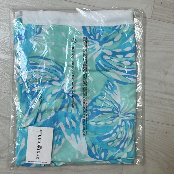 Lilibridge Blue Tropics Midi Dress brand new small - Picture 6 of 6